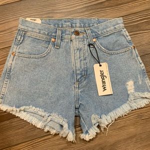 Wrangler blue Jean shorts. Size 24 waist